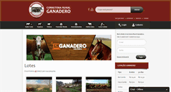 Desktop Screenshot of ganadero.com.br